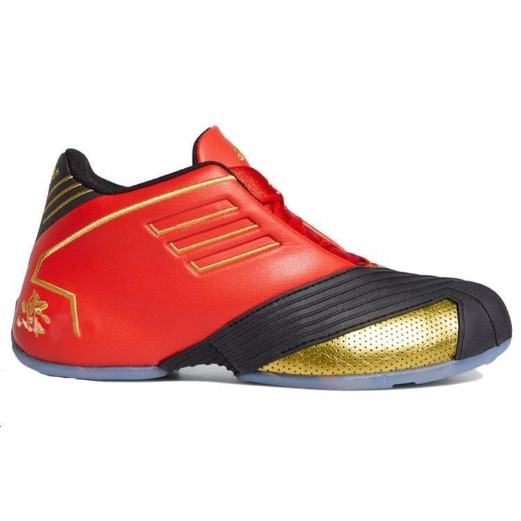 adidas T-Mac 1 GCA 'Пять Генералов' (унисекс) Черные / Красные / Золотые Металлические Баскетбольные Кроссовки FW3655