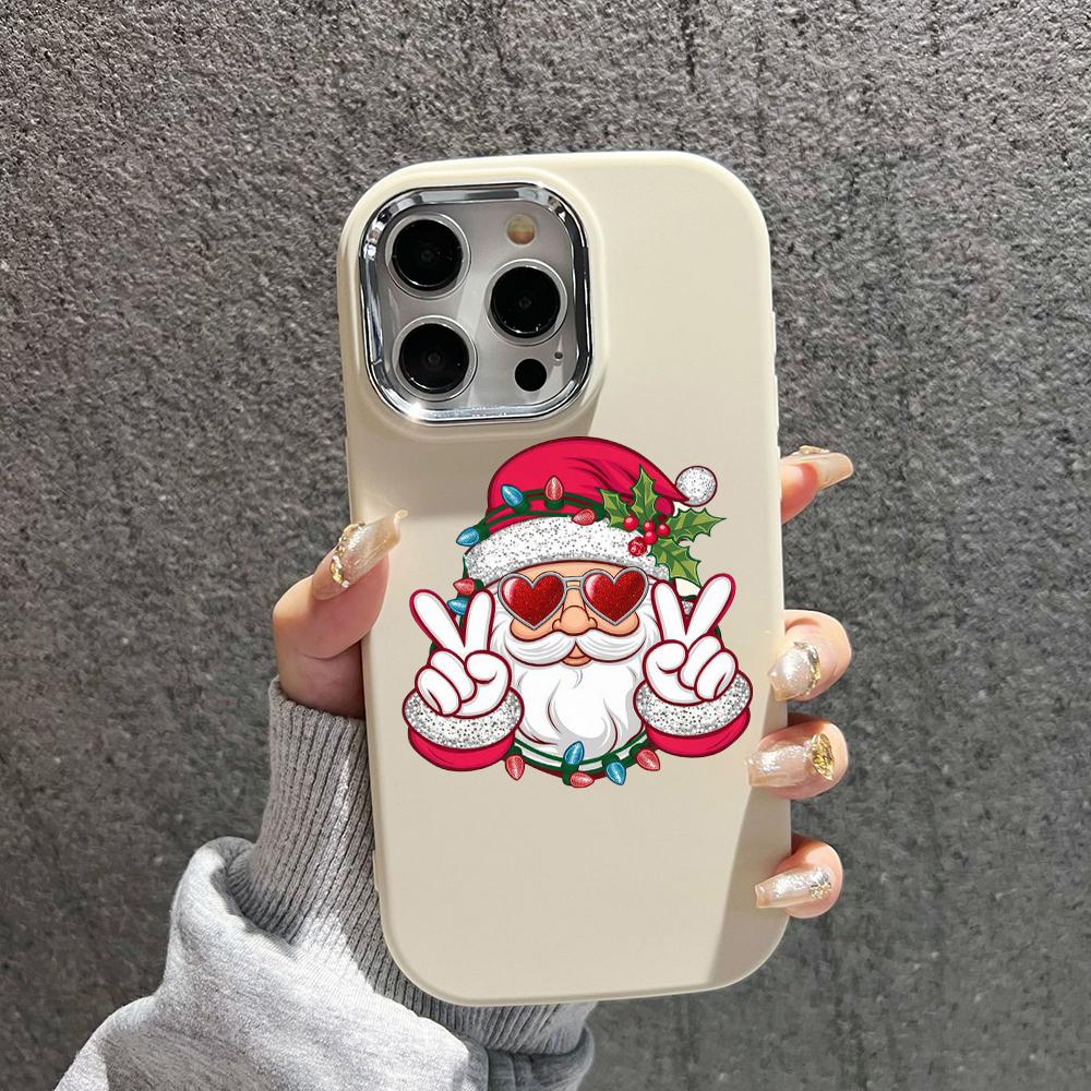 N98 С Новым годом, Рождеством, мягкие чехлы для телефонов iPhone 16 Pro Max Xiaomi 11 Lite Redmi 13C Note 11s, защитная рамка для камеры, задняя крышка