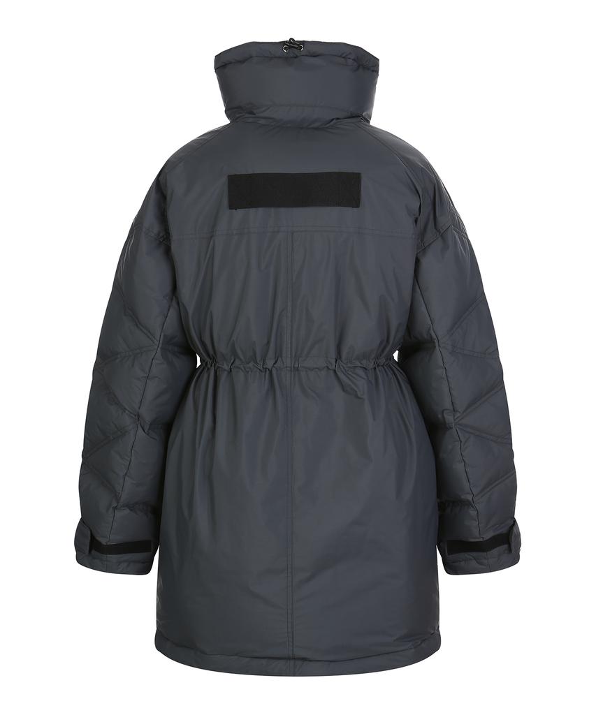 Lalafox Utility Goose Down Jacket Charcoal Bp4Nk004