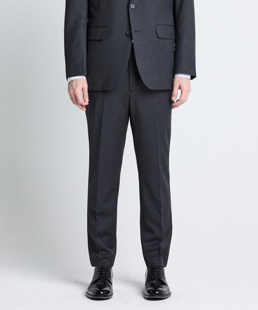 STCO Wool Four-Way Stretch Essential Formal Pants_Grey (Classic Fit)_Ssluz63Csg