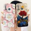 For Tecno Spark Power 2 LC8 Cute Cat Flower Cartoon Phone Case For Tecno Spark Power2 Shockproof Soft Silicone Bumpers