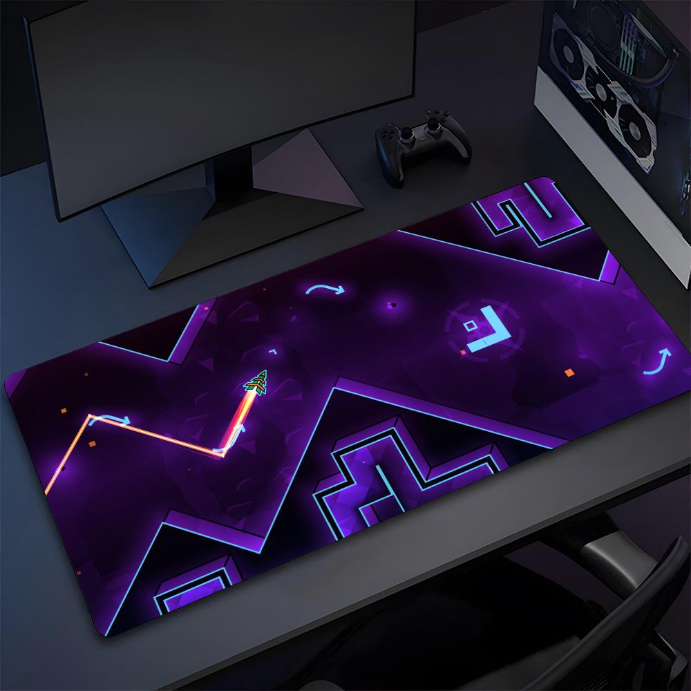 Игровой коврик для мыши Geometry Dash Высококачественный коврик для мыши из натурального каучука Самый профессиональный моющийся коврик для мыши для ноутбука