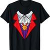 Dracula Vampire Costume Halloween Cosplay Tuxedo Men Kids T-Shirt