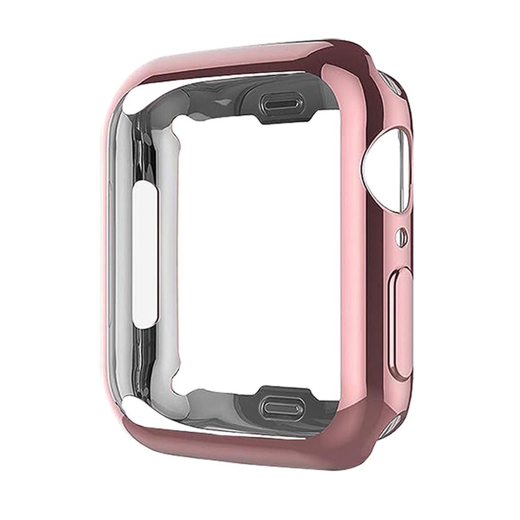 Мягкий защитный чехол с гальваническим покрытием TPU для Apple Watch SE/S10