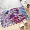 Custom KPop Demon Hunters Mat Personalized Name, Polyester Washable Indoor Entryway Rug, Gift for Christmas, Easter, Thanksgiving Day