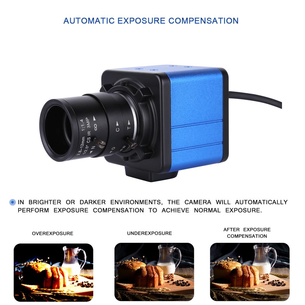 Aibecy 1080P HD Camera Computer Camera Webcam 2 Megapixels 5X Optical Zoom 155 Degree Wide Viewing