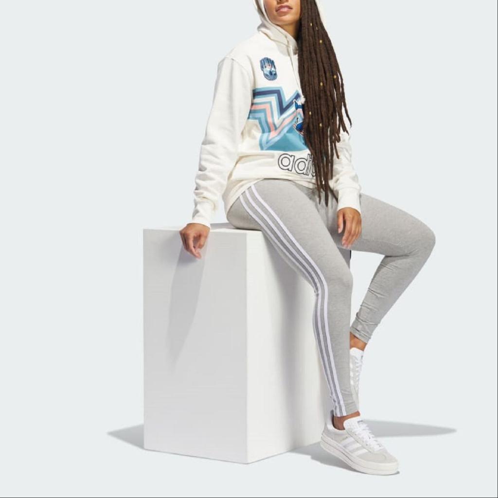 Adidas Originals Sweatshirts Women's Pink White Hooded Moderate Regular IT1741