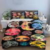 Colorful moons with faces. Bedding sets Duvet cover sets Duvet covers Pillowcases(1 * Duvet Cover 2 * Pillowcases without duvet insert)