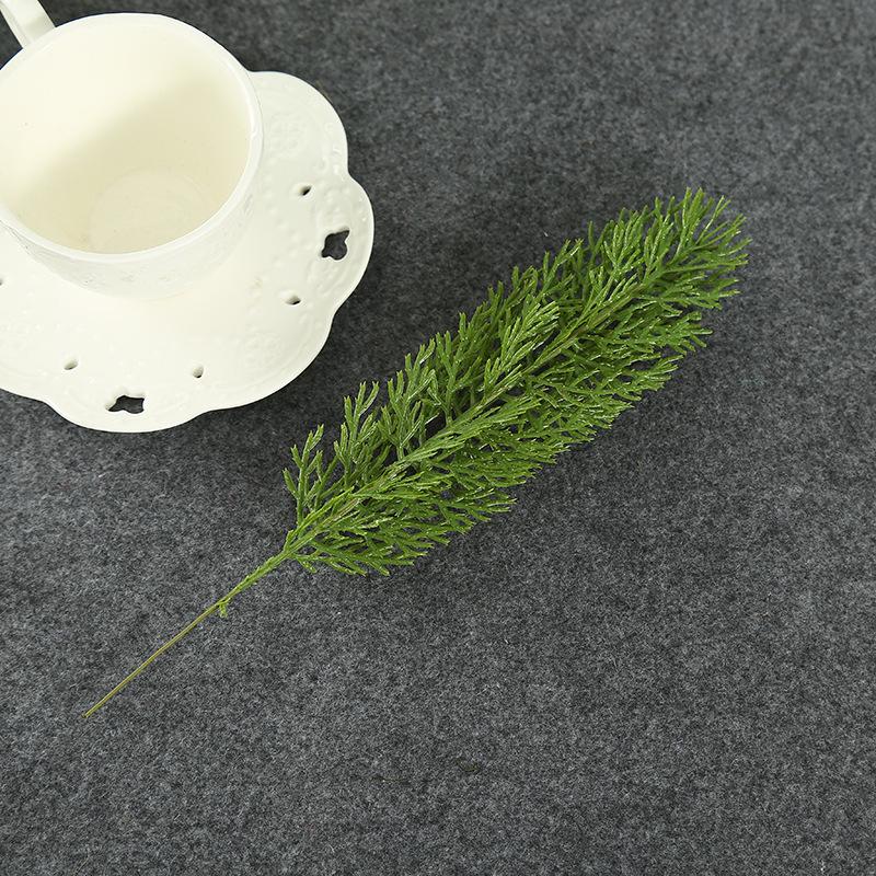 Handmade Christmas Wreaths: Artificial Green Leaves, Pine Needles, Branches for DIY Holiday Decor