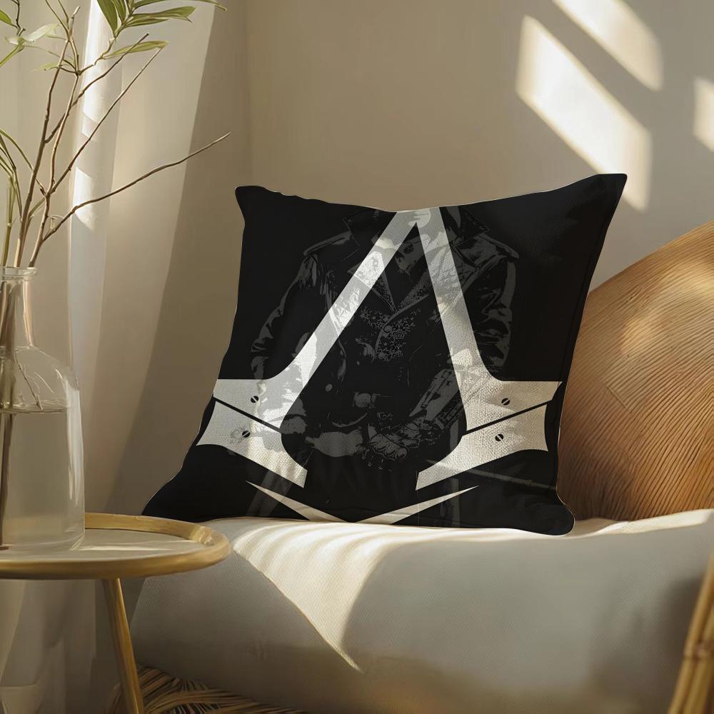 Gameassassinsc-Creed Pillow Case Pillowcase, Double-Sided Printed, Sofa Cushion, Bedroom Headboard