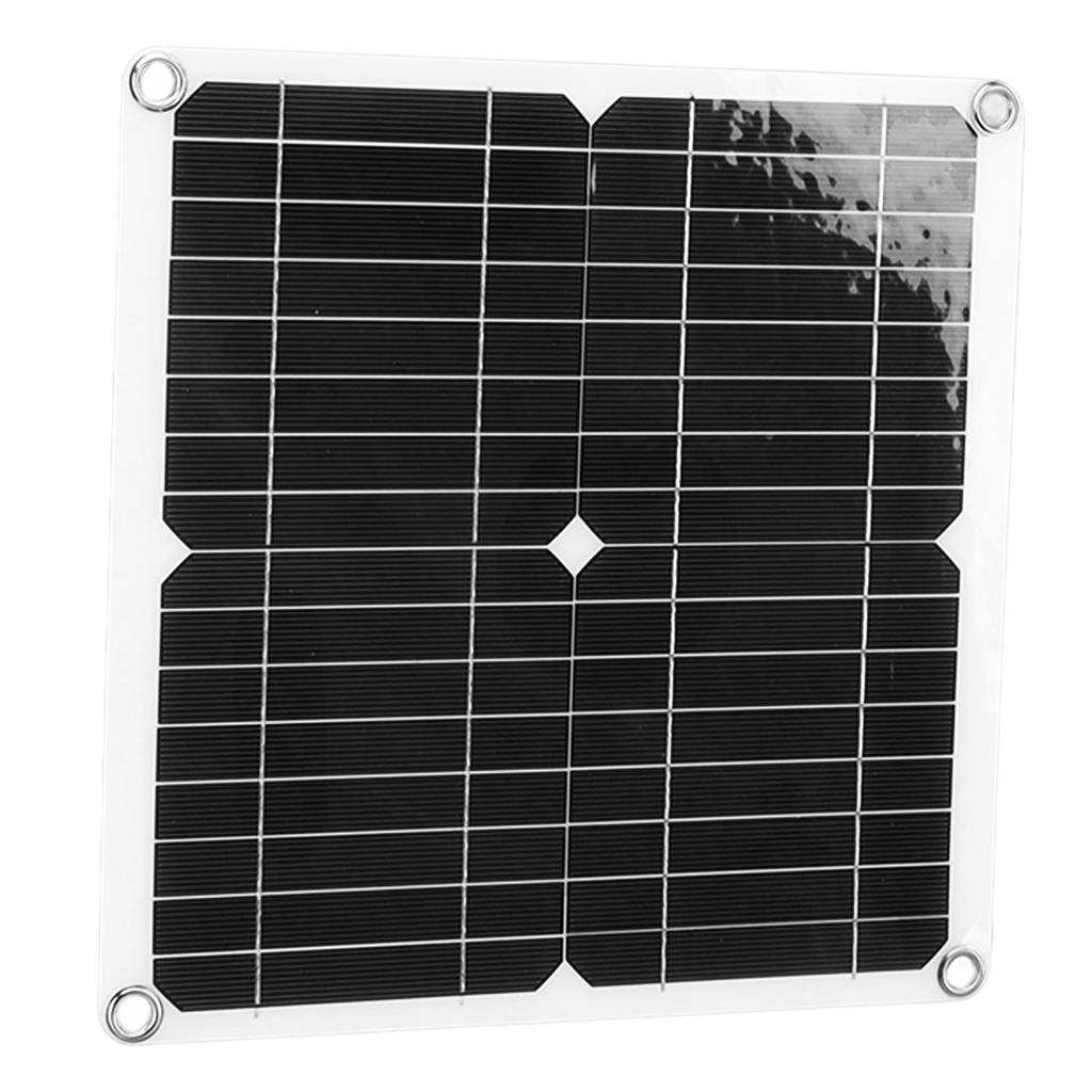 12W 12V Solar Panel Kit Semi Flexible Monocrystalline IP65 Waterproof Portable Solar Charger with