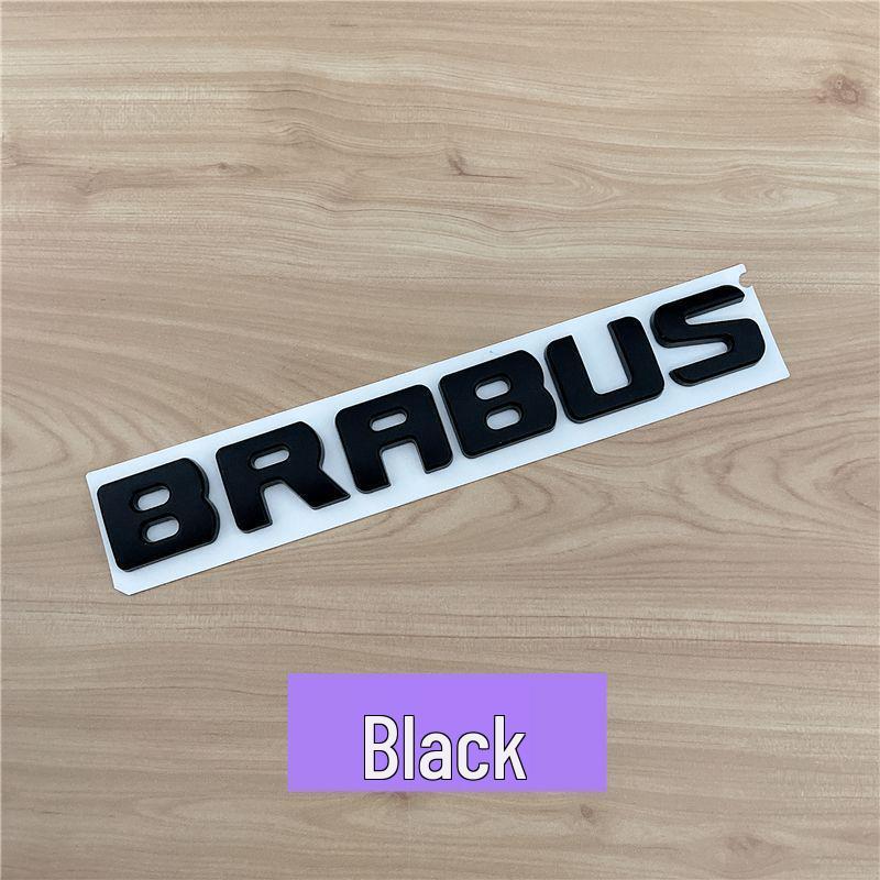 Черный Логотип-Эмблема Brabus для Mercedes G, E, C, S-Класса
