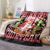 Strawberry Shortcake Print FlAannel Blanket, High quality Comfortable for All Seasons, Home Decor, Warmth and Comfort