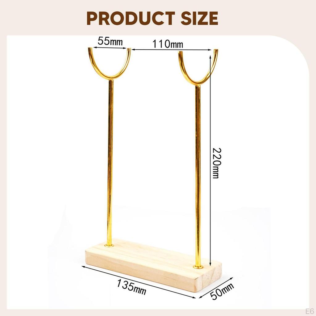 Органайзер для браслетов Элегантная подставка для часов Настольная подставка Деревянная основа для мужчин