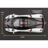 Pagani Huayra 1/32 литая спортивная модель автомобиля со звуком и светом, коллекционная игрушечная гоночная машина