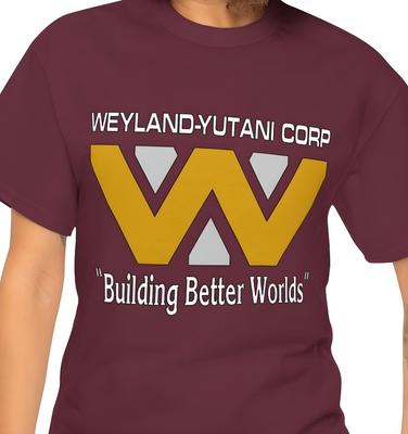 Футболка Weyland Yutani Corporation - Чужой Ксеноморф Научная фантастика Чужие