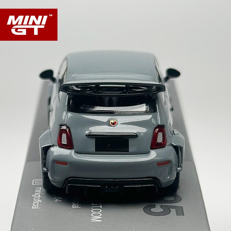 AAYS1 MINIGT 1:64 Abarth 595 LB-WORKS x Abas Works Grey alloy car Model 995