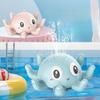 Baby Bath Toys Spray Water Shower Bathing Toys for Kids Electric Whale Bath Ball with Light Music LED Light Toys Bathtub Toy