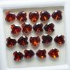 Natural Orange Sapphire Loose Gemstone Lot of 9 pcs Heart Shape 6x4mm September Birthday Birthstone