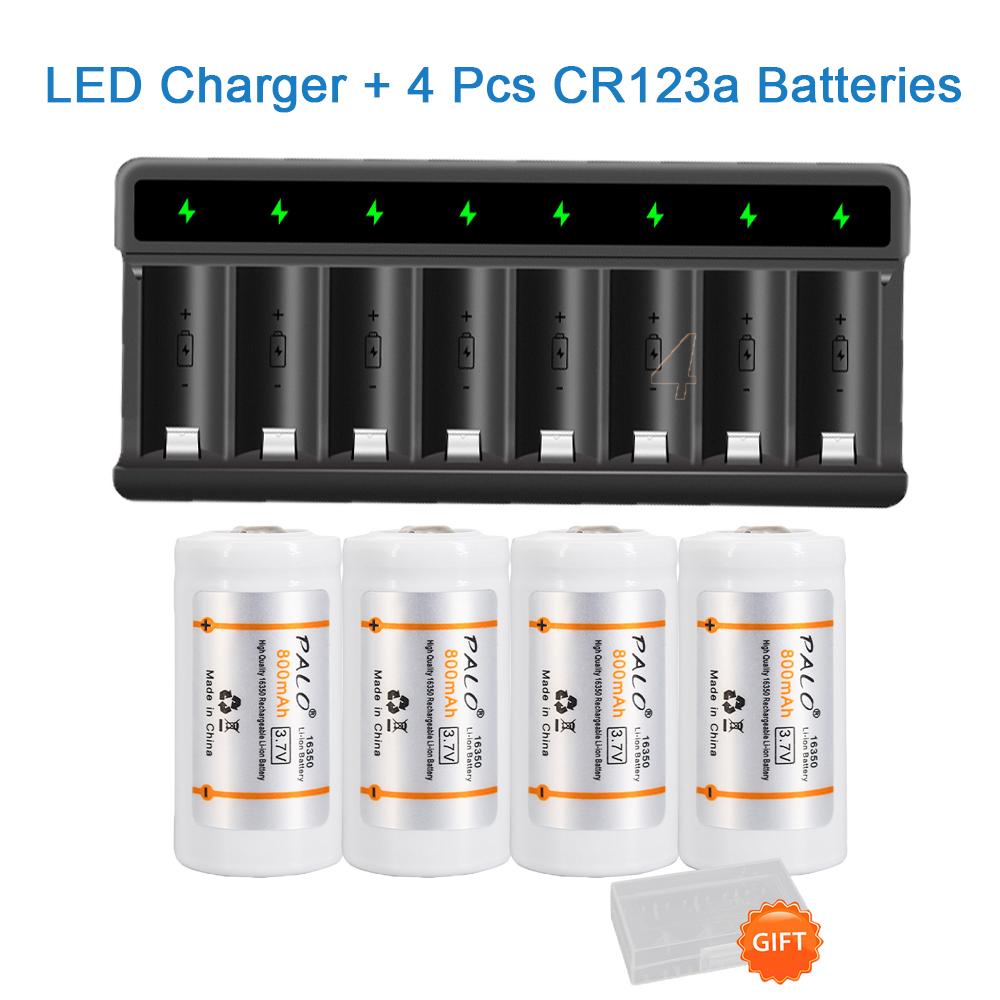 CR123A Batteries for Arlo Wireless Cameras Battery with 16340 16350 CR17345 CR123A CR123 Battery Charger