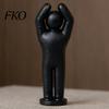 Artistic Home Accents 8Pcs Mini Sports Figurines, Minimalist Abstract Human Statues with Multi-Poses, Durable 3D Printed Figures Stress Relief