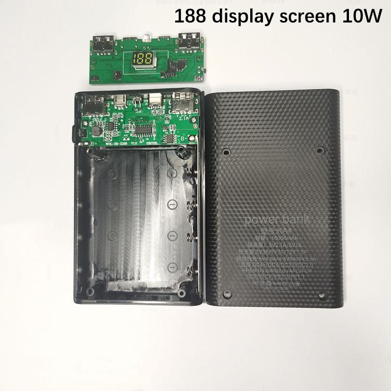 Diy Power Shell For Ip Xiaomi 4*18650 Power Bank Case External 15000Mah Battery Charge Storage Box Shell Without Battery