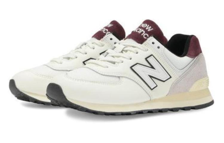 574 New Balance 'Белый Бордовый' U574YR2