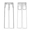 Прямые брюки Dickies Унисекс Взрослые Сливовый 4L 5022SC