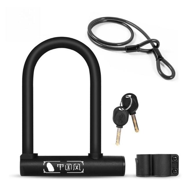 1 шт. Велосипедный U-образный замок Anti-theft для MTB Road Mountain Bike, Велосипедные аксессуары, U-образные замки, Стальной замок безопасности для велосипеда, Велосипедные замки