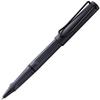 LAMY Safari Steel Black Rollerball Pen Ergonomic Medium Line Width Comfortable for Long Writing Times Made from Durable ASA Plastic Includes Black