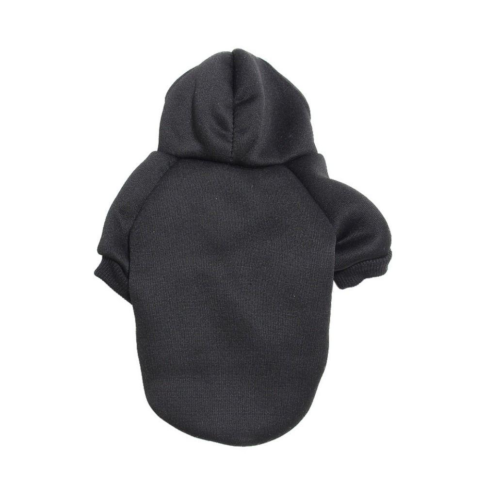 Теплая однотонная толстовка с капюшоном для домашних животных, удобные толстовки с капюшоном для собак, свитер, пальто для щенков, толстовка на осень