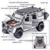 Масштаб 1/24, мини-автоматическое моделирование BENZ Adenture G550 SUV 4x4, литой игрушечный транспорт со звуком и светом, подарок для мальчиков