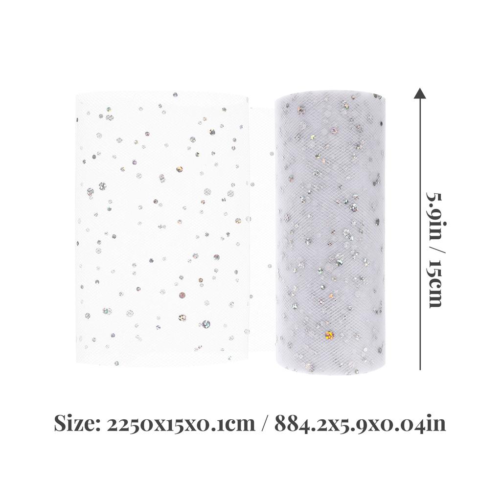 1 рулон рулон тюля с блестками премиум марлевая ткань катушка для DIY тюлевая лента подарочная упаковка свадебное украшение для вечеринки рукоделие