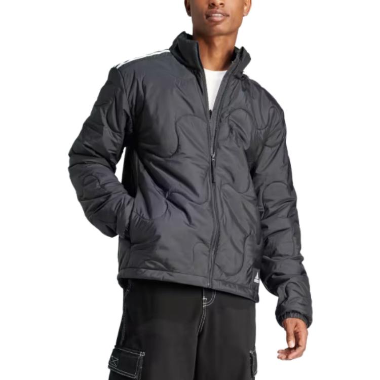 adidas Куртка мужская легкая утепленная Nuganic, черная IN3290