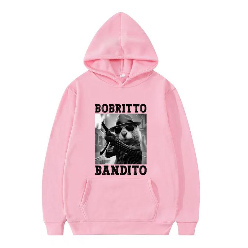 Худи с мемом про бобра Bobritto Bandito Мозговая гниль из Италии