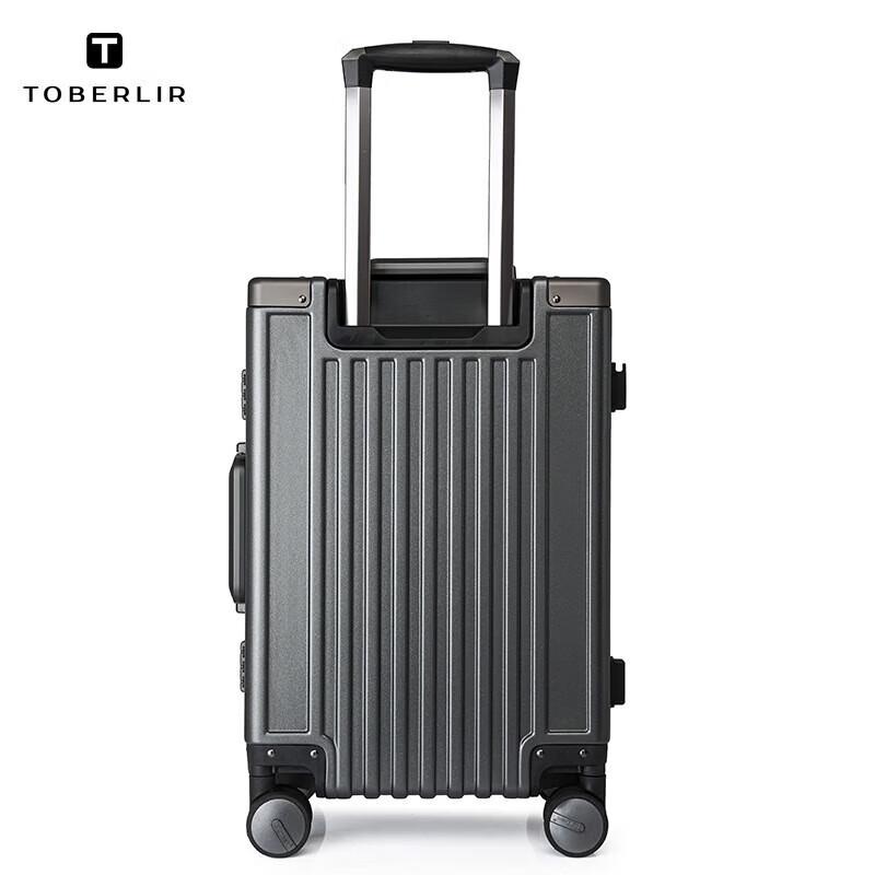 TOBERLIR Front-Opening Laptop Carry-On Luggage