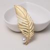 Благородная матовая брошь Ya Gold Brooch Ya Silver Brooch Temperament Clothing Accessories