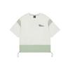 (WMNS) Colorblock Loose Round Neck Pullover Short Sleeve White Women's AWT13300-IV