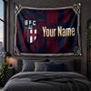 Personalized Tapestry Wall Hanging Bologna FC Pattern Art Background Cloth