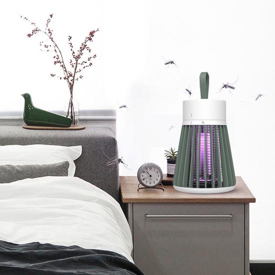 Лампа для уничтожения комаров Электрическое устройство для уничтожения насекомых 6 часов работы от батареи USB-зарядка Палатка для кемпинга Ловушка для уничтожения мух