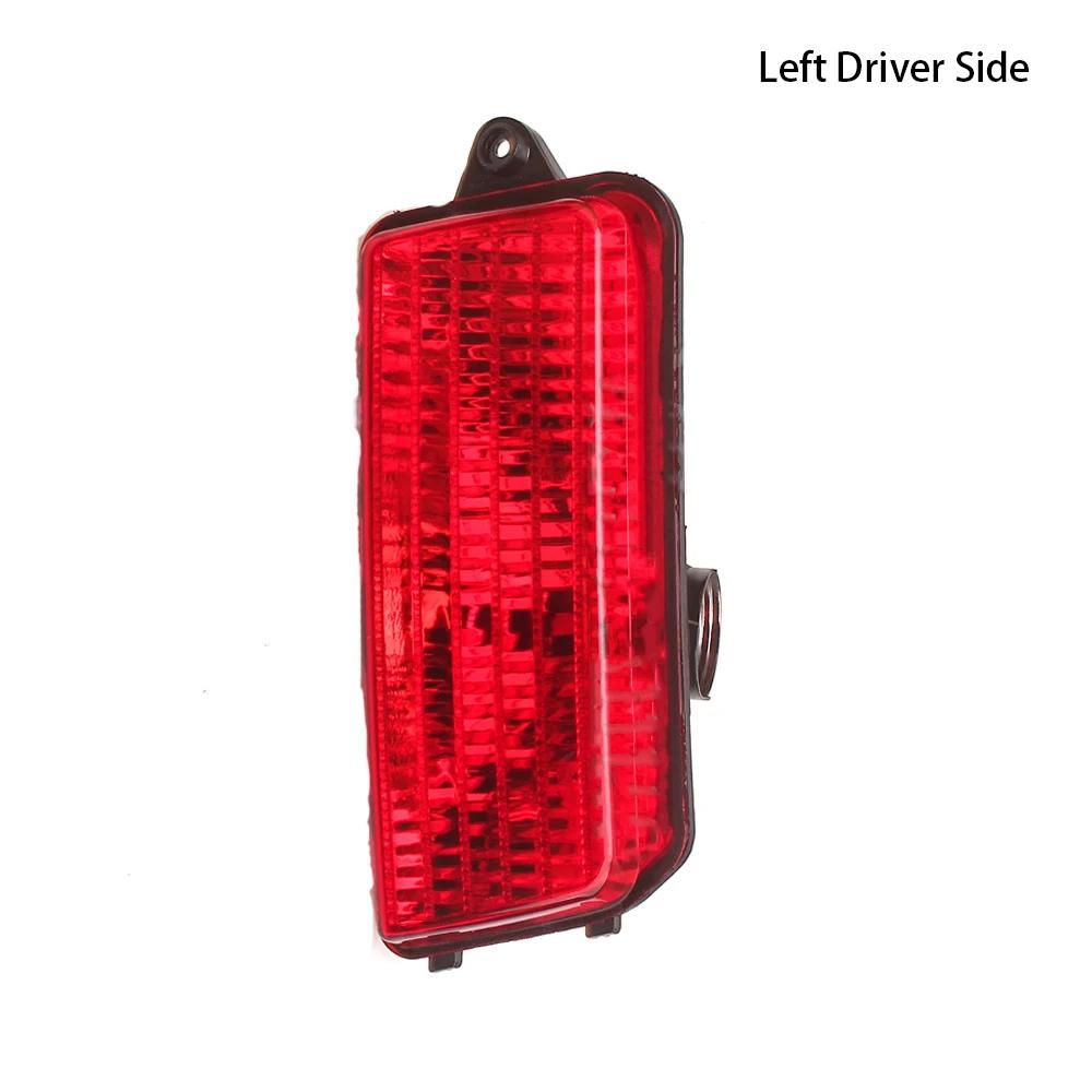 Красный комплект задних фонарей для Jeep Grand Cherokee 2005-2009 с противотуманными и габаритными огнями в бампере