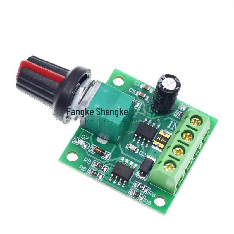 Мини ШИМ DC контроллер скорости двигателя 1.8-12V переключатель 2A 1803BK