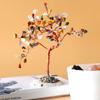 Crystal Tree With Agate Base, 100 Mixed Gemstones