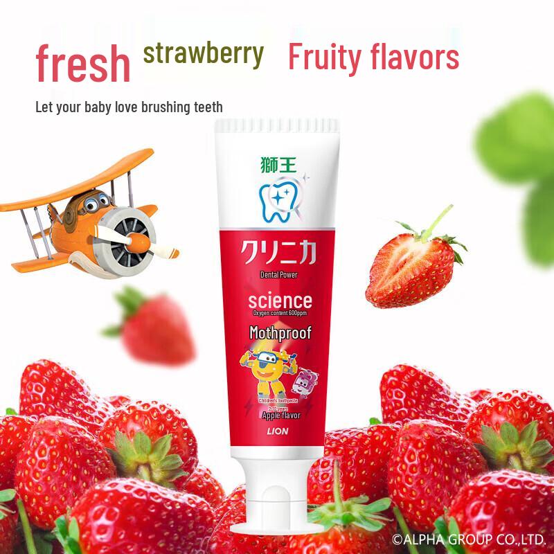 LION Kids' Anti-Cavity Fluoride Toothpaste, Multi-Flavor