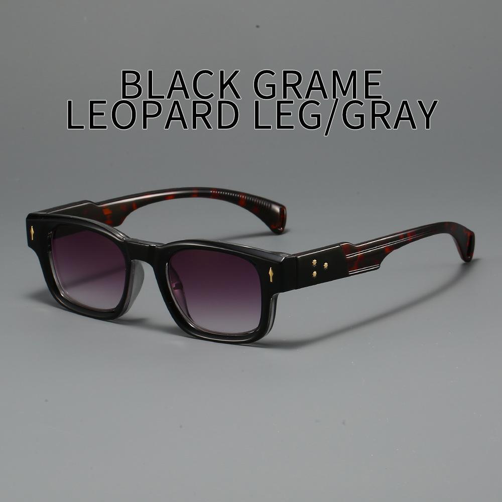 Мужская мода Новые очки для дальнозоркости Нейтральная мода Большая оправа Квадратные солнцезащитные очки для чтения Роскошные Новые солнцезащитные очки для чтения +4.0