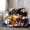 1pc Saiyan, Warrior Flannel Blanket [Cozy Throw Blanket] For Sofa, Bed, Travel, Camping, Livingroom, Office, Couch, Chair, And Bed