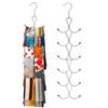 Himsyuden Scarf Hanger, 12-Holder, 360-Degree Rotating Hooks, Tie Hanger, Bag Hanger, Scarf Hanger, Belt Hanger, Small Item Storage, Hanging Hanger, Y