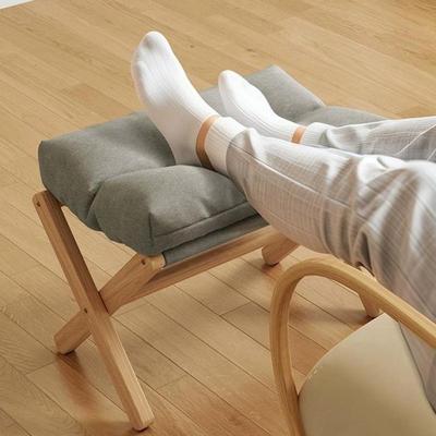 Скамья для переобувания из массива дерева, складная подставка для ног, диван и офисная подставка для ног