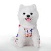 Summer Pet Dog Princess Dress Lace Bow Printed Skirt Sleeveless Floral Clothes for Small Medium Puppy Poodle Cat Party Apparel