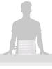 Nakabayashi A4 Letter Case, 4 Tiers (3 Shallow + 1 Deep), White, A4E-04W